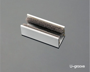 U Groove For Frameless Glass Door